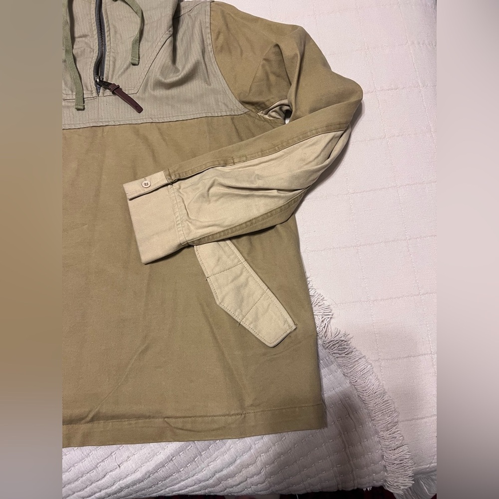 Burton Beige Pullover Jacket Medium - image 3